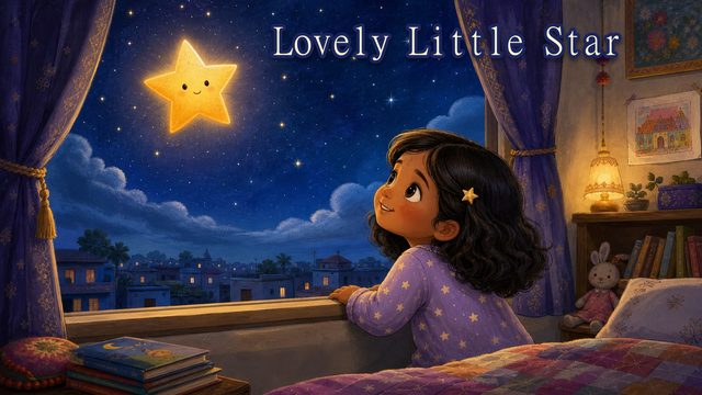 Cover illustration for Lovely Little Star