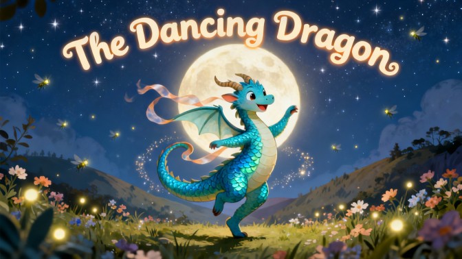 Cover illustration for The Dancing Dragon