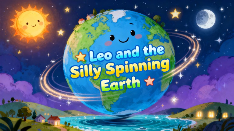 Cover illustration for The Silly Spinning Earth