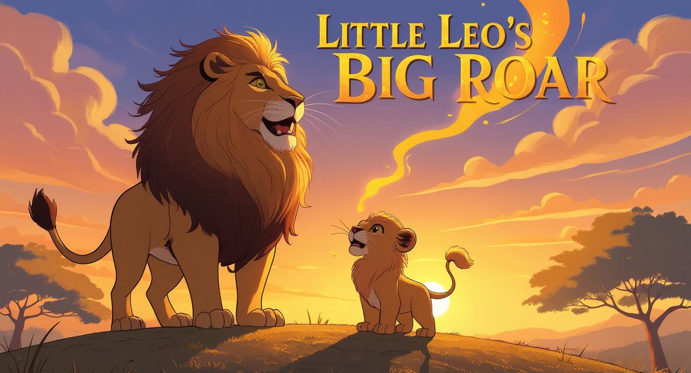 Cover illustration for Little Leos Big Roar