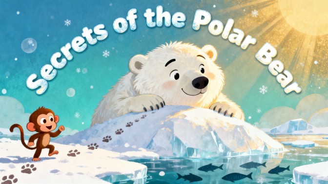 Cover illustration for Secrets of the Polar Bear