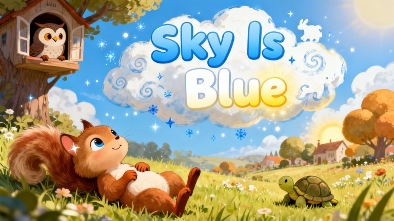 Cover illustration for Sky is blue