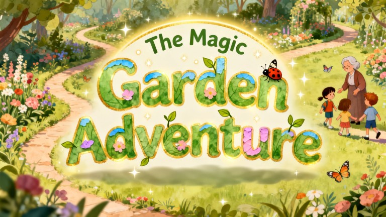 Cover illustration for The Magic Garden Adventure