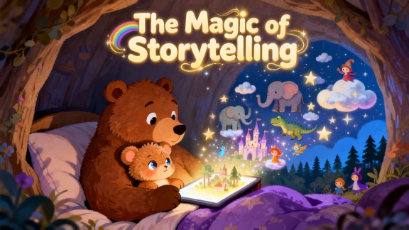 Cover illustration for The Magic of Storytelling