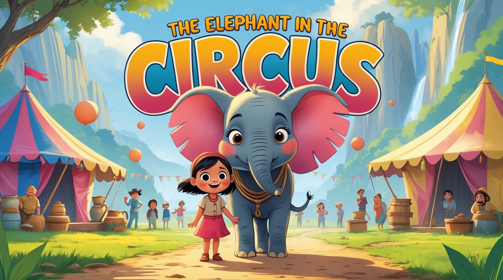 Cover illustration for The Elephant in the Circus