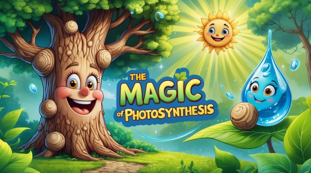 Cover illustration for The Magic of Photosynthesis