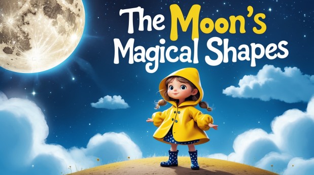 Cover illustration for The Moon's Magical Shapes