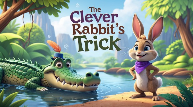 Cover illustration for The Clever Rabbit's Trick