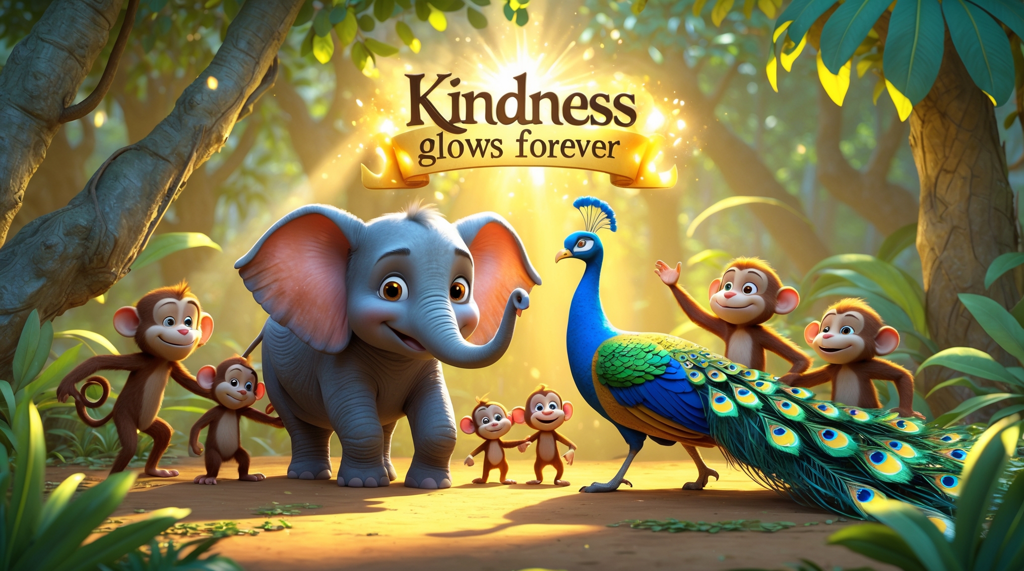 Cover illustration for Kindness Glows Forever